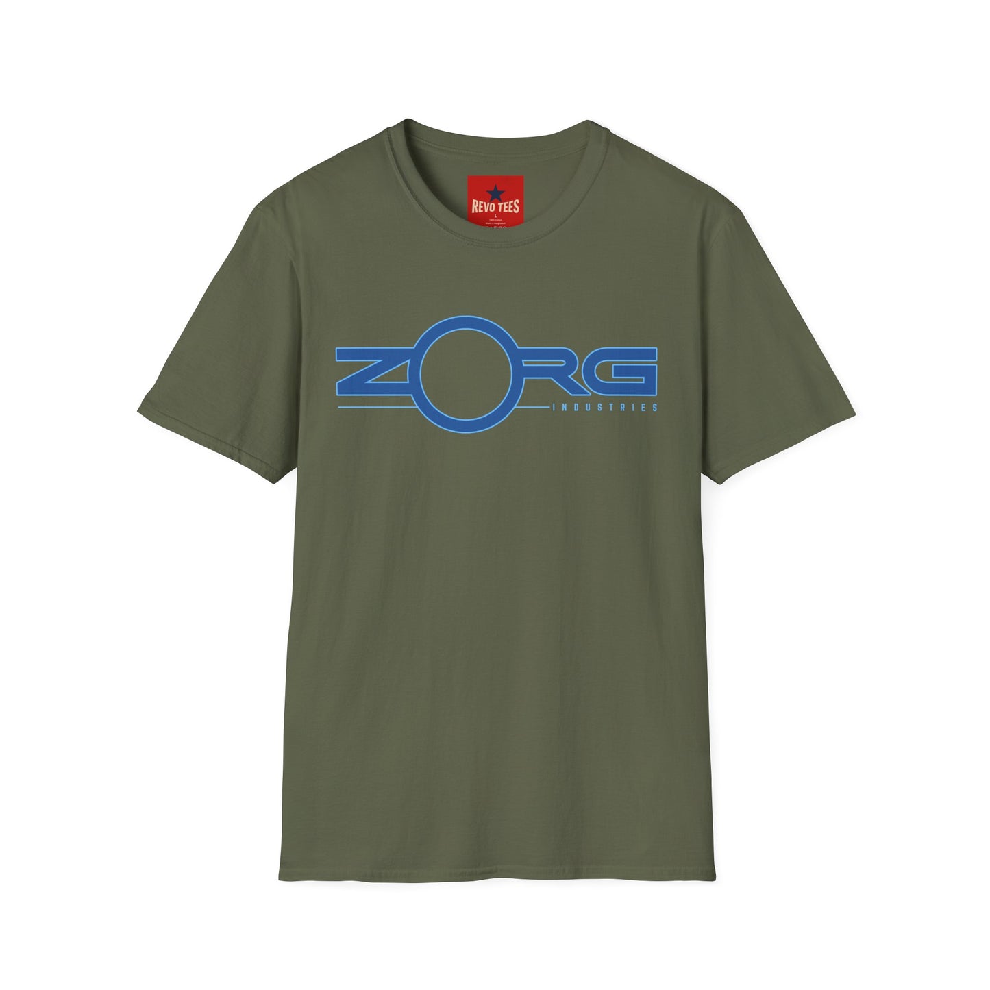 Zorg Industries Logo T-Shirt — Retro Sci‑Fi Graphic Tee