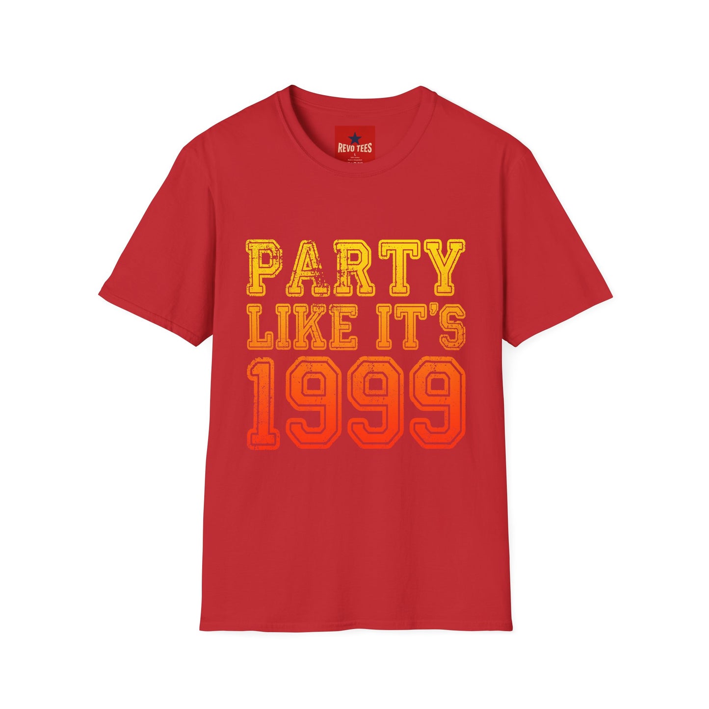 T‑Shirt — "Party Like It's 1999" Retro Gradient Tee