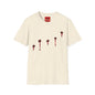 T-Shirt — Minimal Red Drip Eyeballs Graphic Tee
