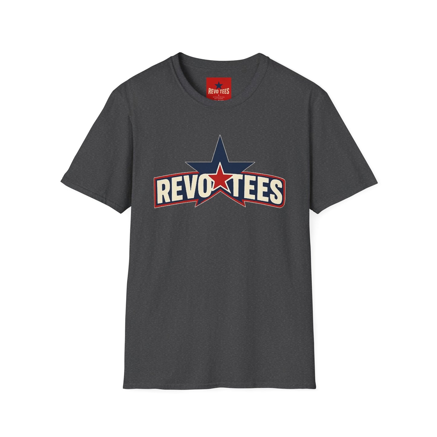RevoTees Star Logo T-Shirt — Retro Patriotic Graphic Tee