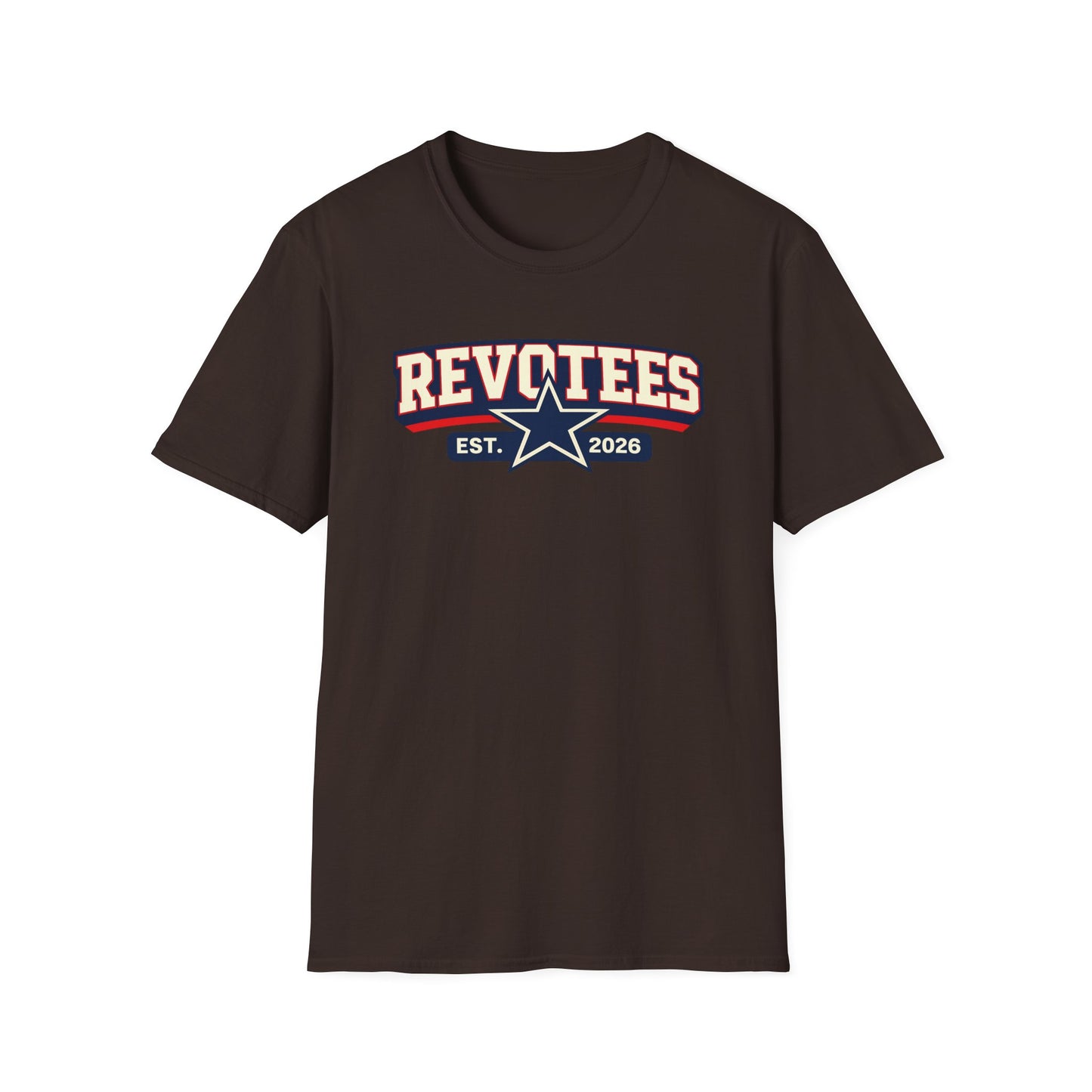 Revotees EST. 2026 Graphic T-Shirt — Retro Star Sports Logo