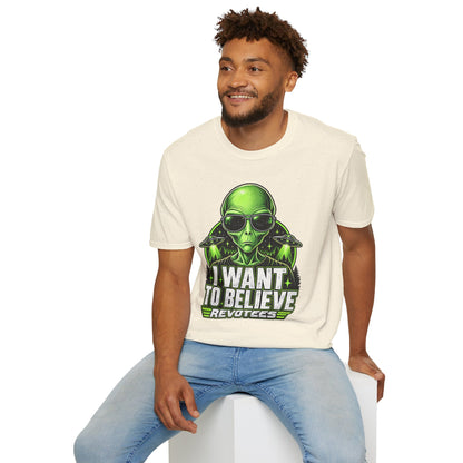 REVOTEES - I Want to Believe Alien T-Shirt