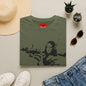 Banksy - Mona Lisa Spray Paint T-Shirt — Street Art Parody Tee
