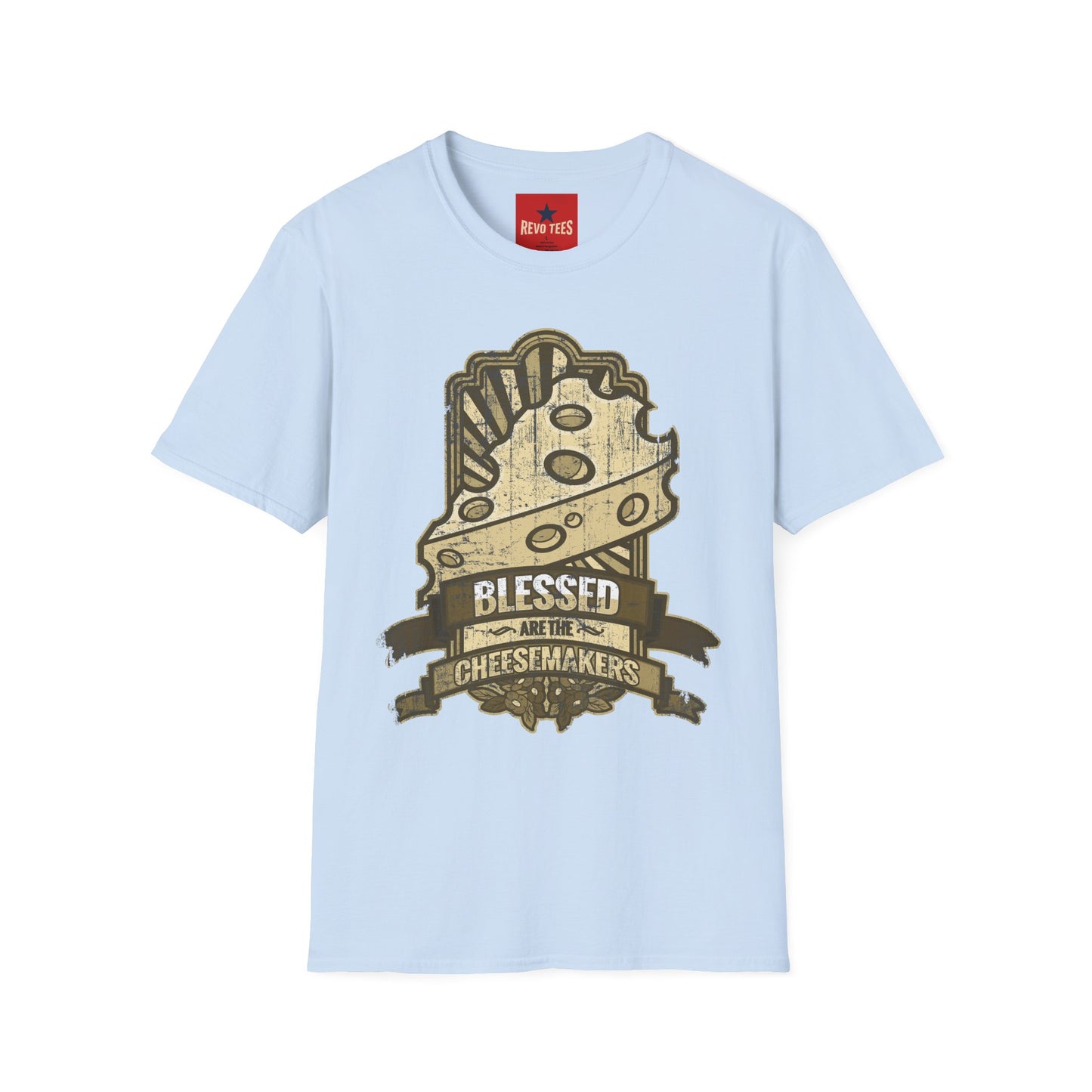 Blessed Cheesemakers T-Shirt – Retro Cheese Lover Tee