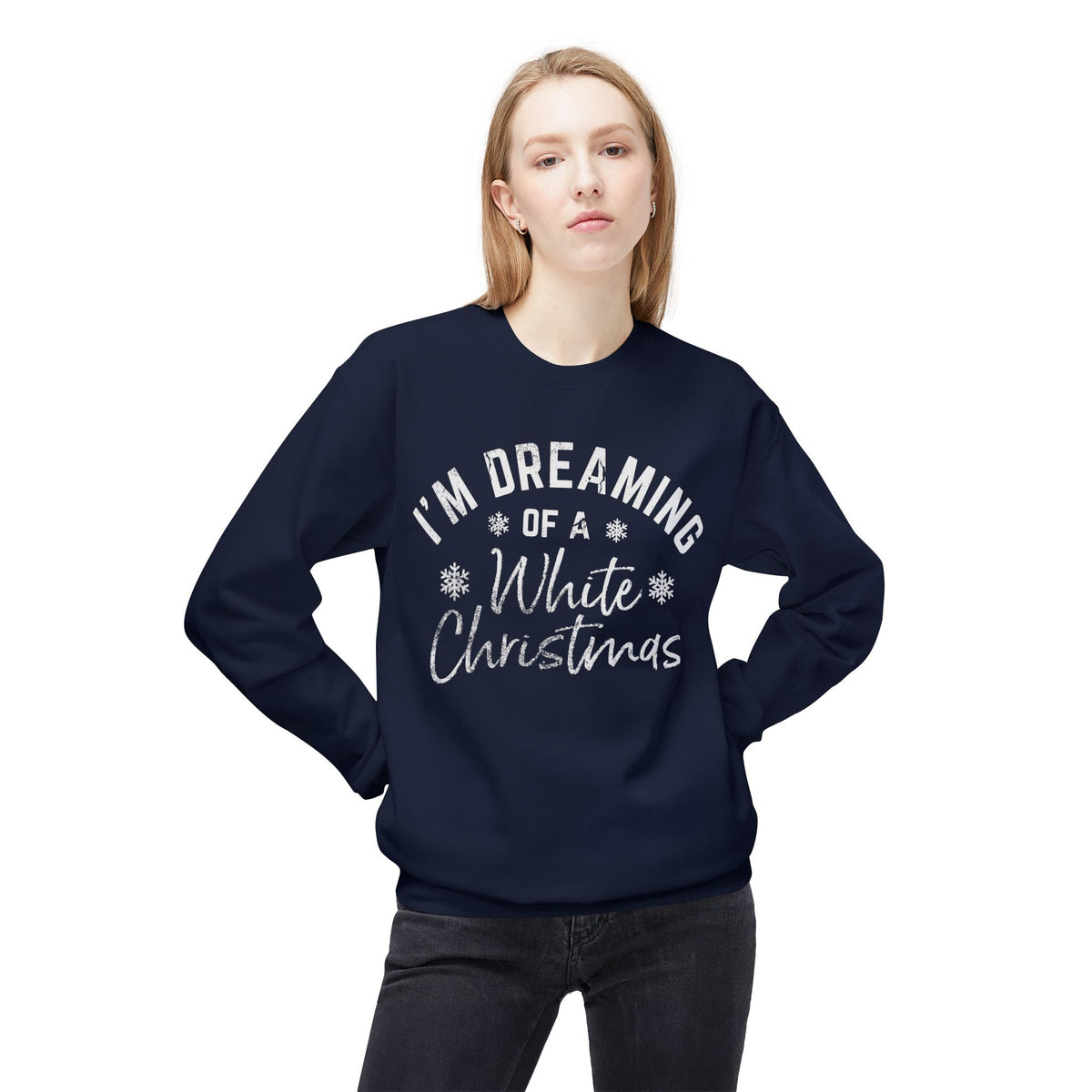 I'm Dreaming of a White Christmas - Lyrics on a Sweatshirt