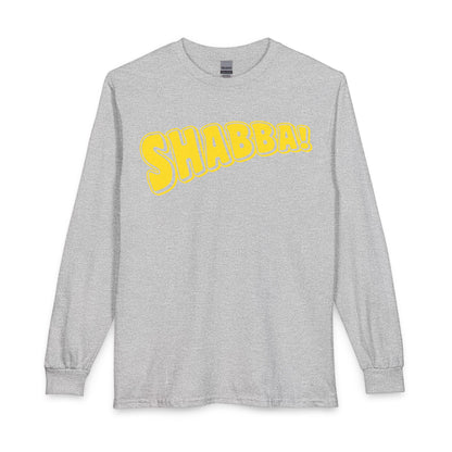 Revotees Shabba Retro Yellow Logo Long-Sleeve Shirt - alternate view 3