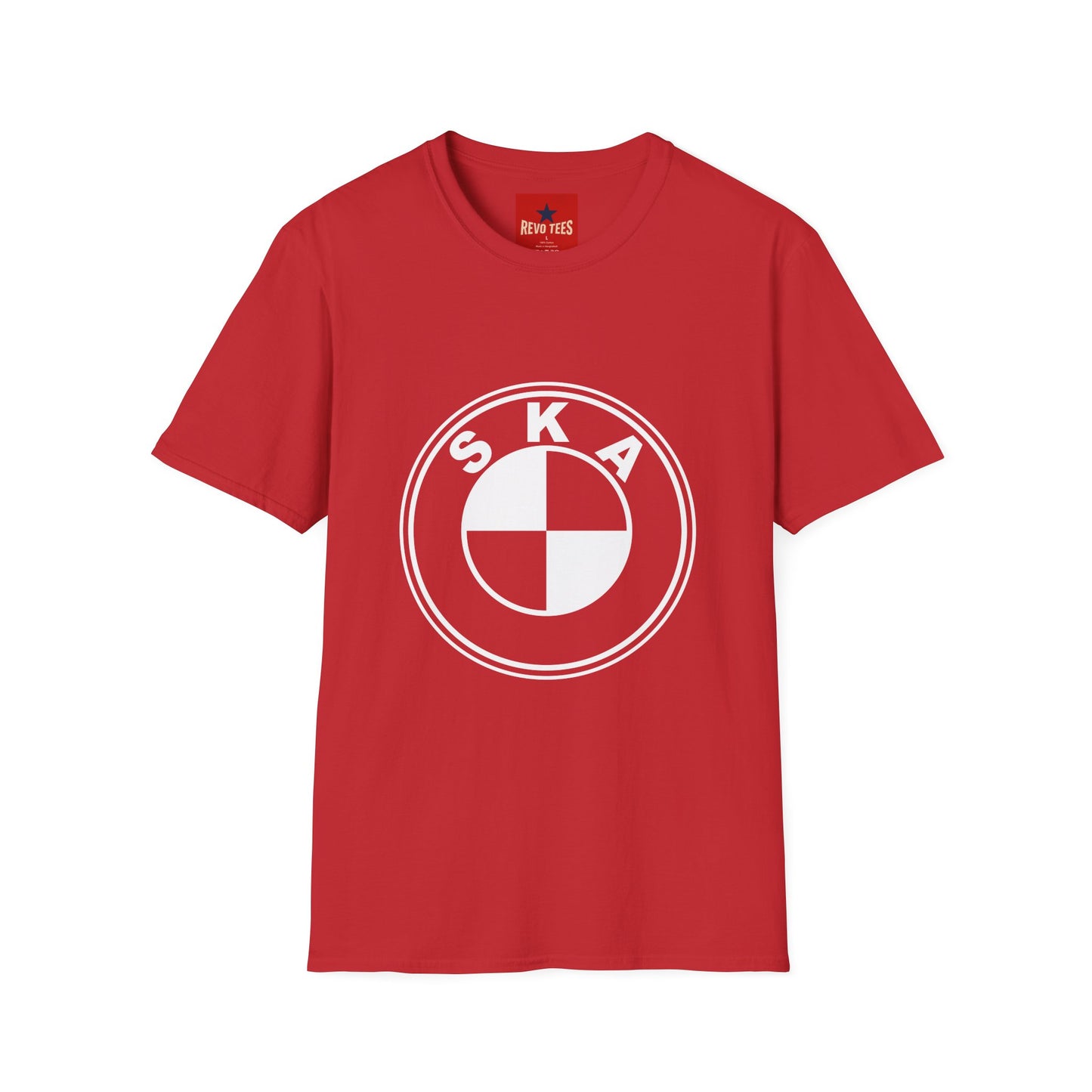Ska Mod Target Logo T-Shirt — Retro Two-Tone Checkerboard Music Tee