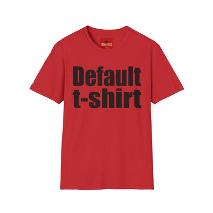 Default T-Shirt Graphic Tee — Minimalist Statement Shirt