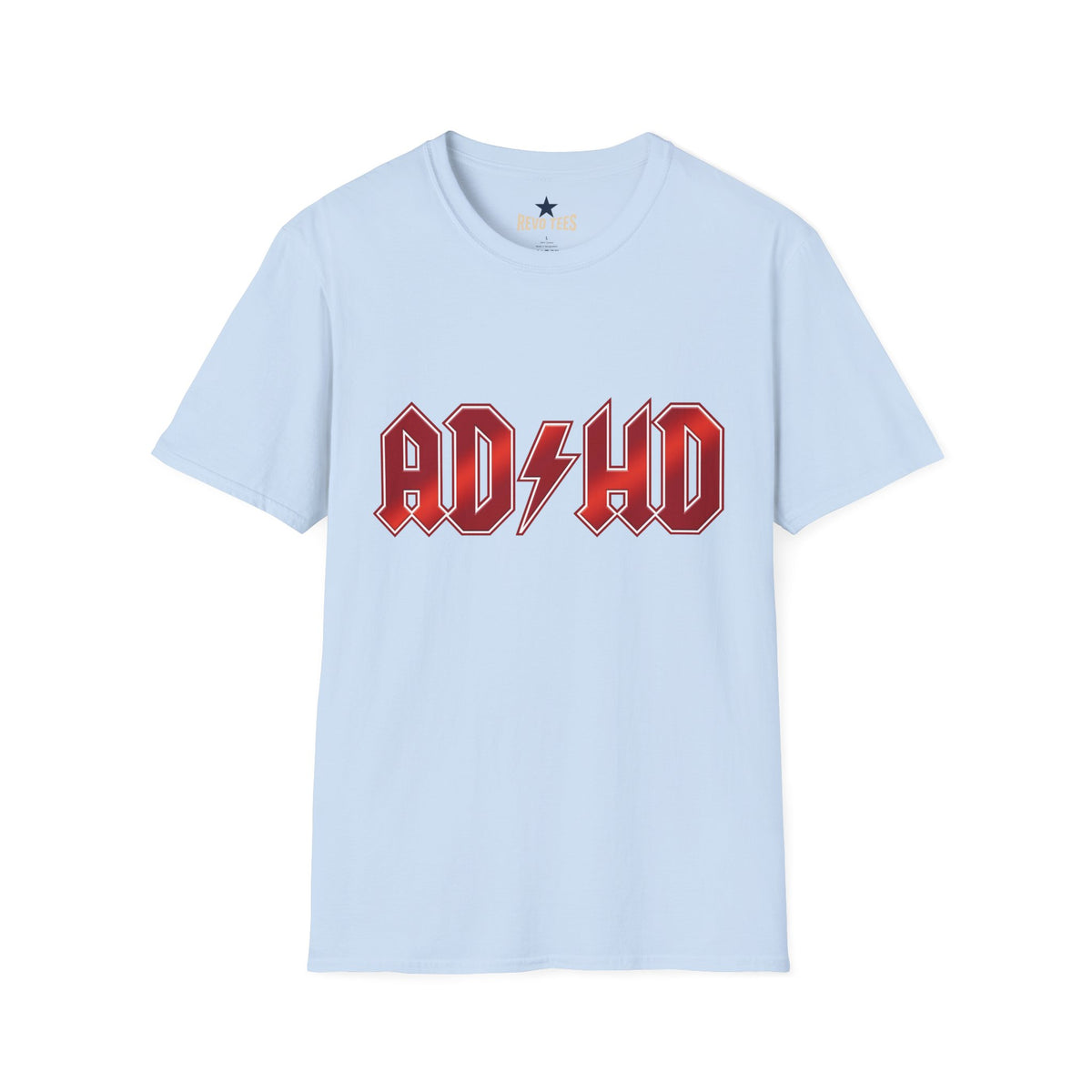 Revotees Adhd Funny Unisex Softstyle T-Shirt - alternate view 8