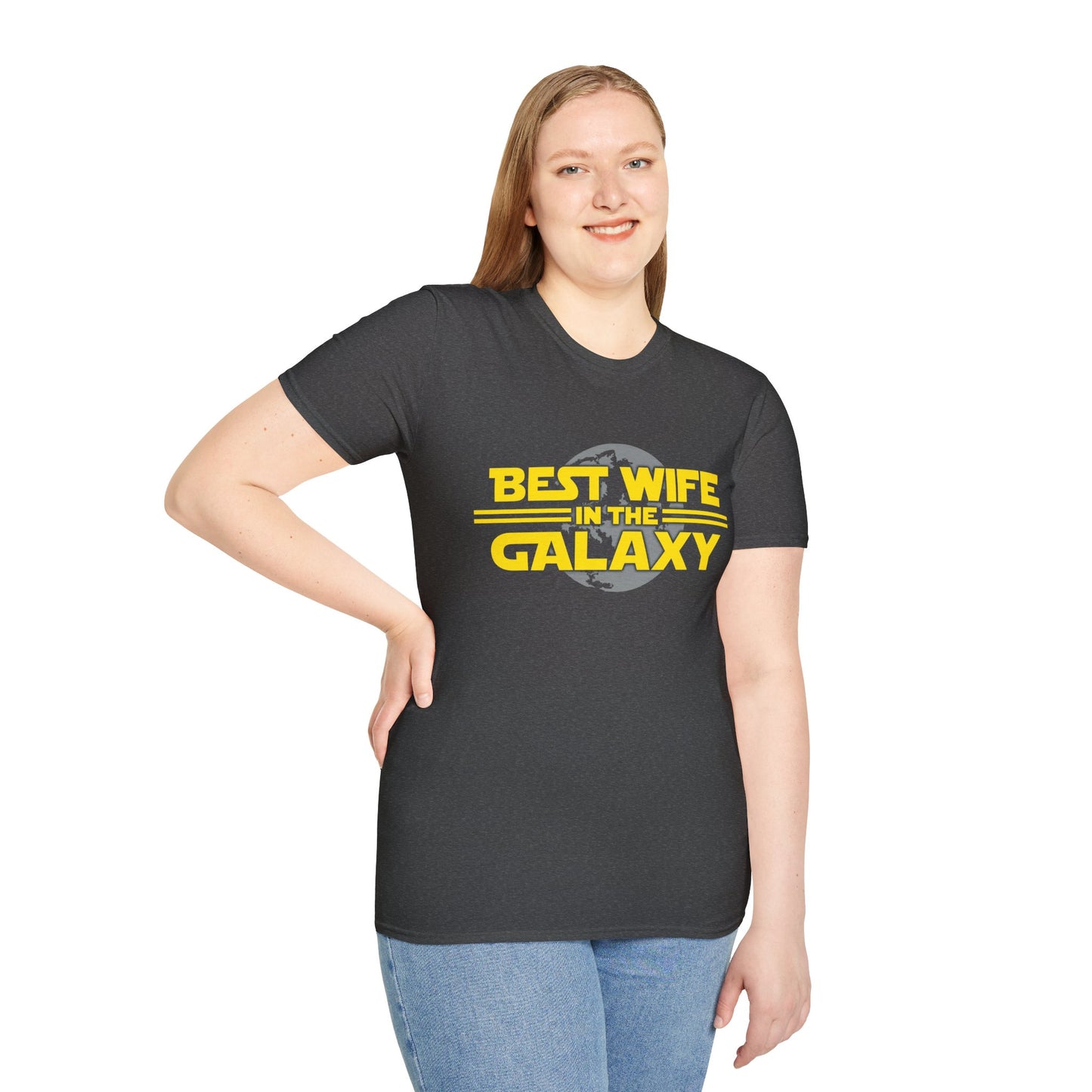 Best Wife in the Galaxy T-Shirt — Funny Sci‑Fi Gift for Wives