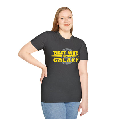 Best Wife in the Galaxy T-Shirt — Funny Sci‑Fi Gift for Wives