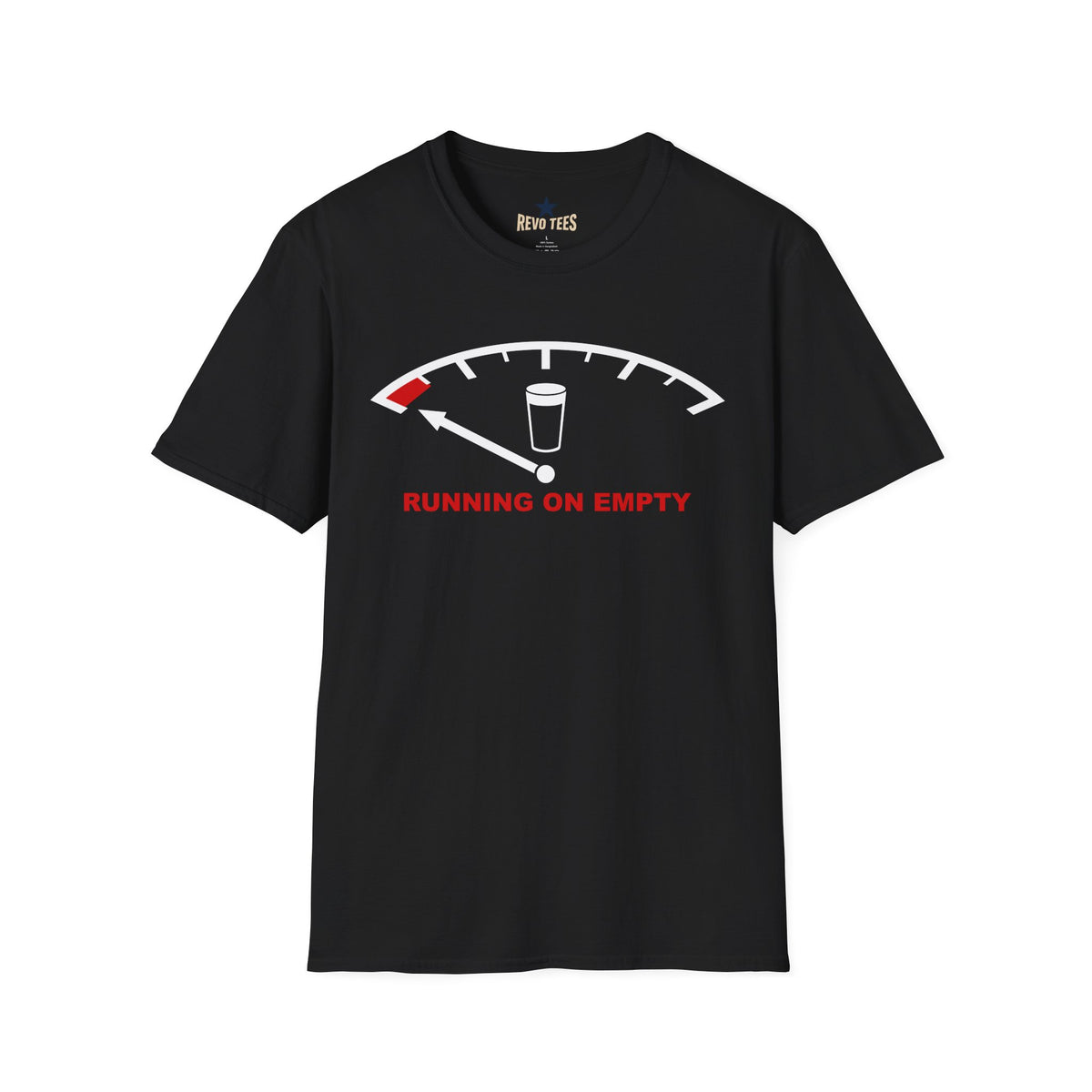 Revotees Running on Empty Unisex Softstyle T-Shirt