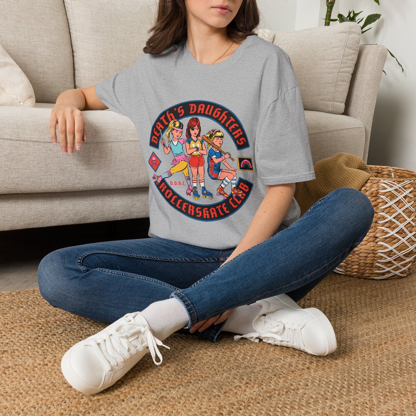Death's Daughters Roller Skate Club T‑Shirt