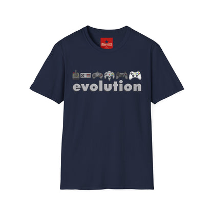 Video Game Controller Evolution T-Shirt — Retro to Modern Gamer Tee