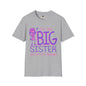 Revotees Big Sister Im the Big Sister Cute Pink Purple Kids Family T-Shirt - alternate view 3