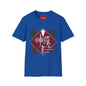 Japanese Kanji Graphic T-Shirt — Vintage Red Diamond "神羅" Streetwear