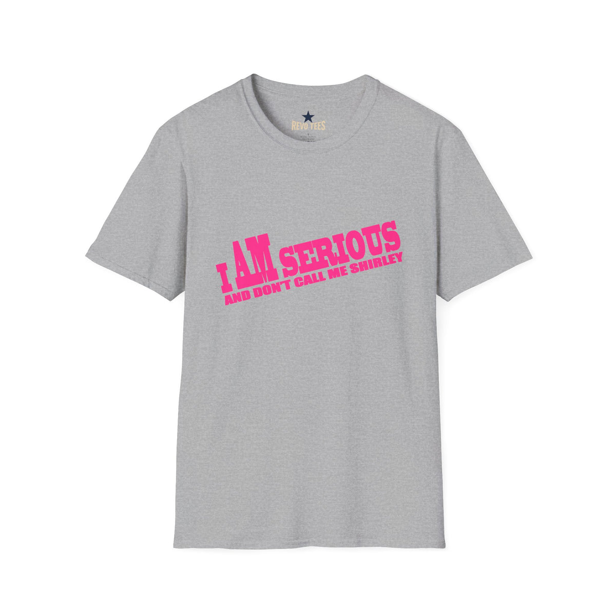 Revotees Serious Shirley I Am Serious and Dont Call Me Shirley Graphic T-Shirt - alternate view 3