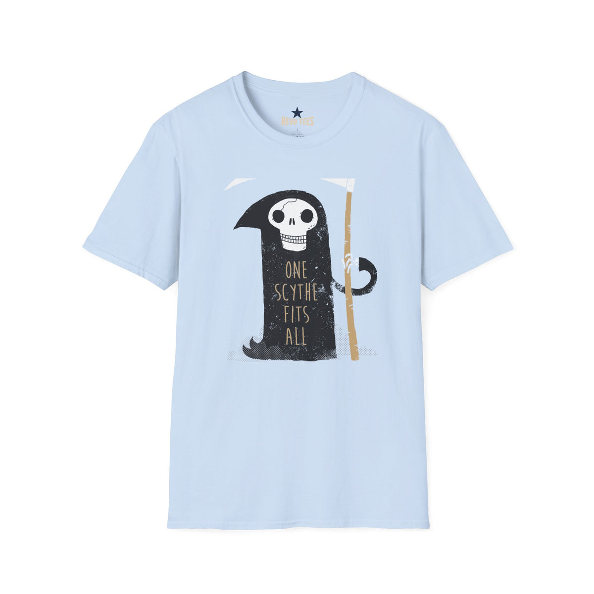 Revotees One Scythe Fits All Unisex Softstyle T-Shirt - alternate view 6