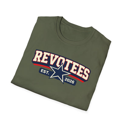 Revotees EST. 2026 Graphic T-Shirt — Retro Star Sports Logo