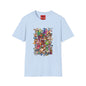 Retro Cartoon Characters Collage T-Shirt