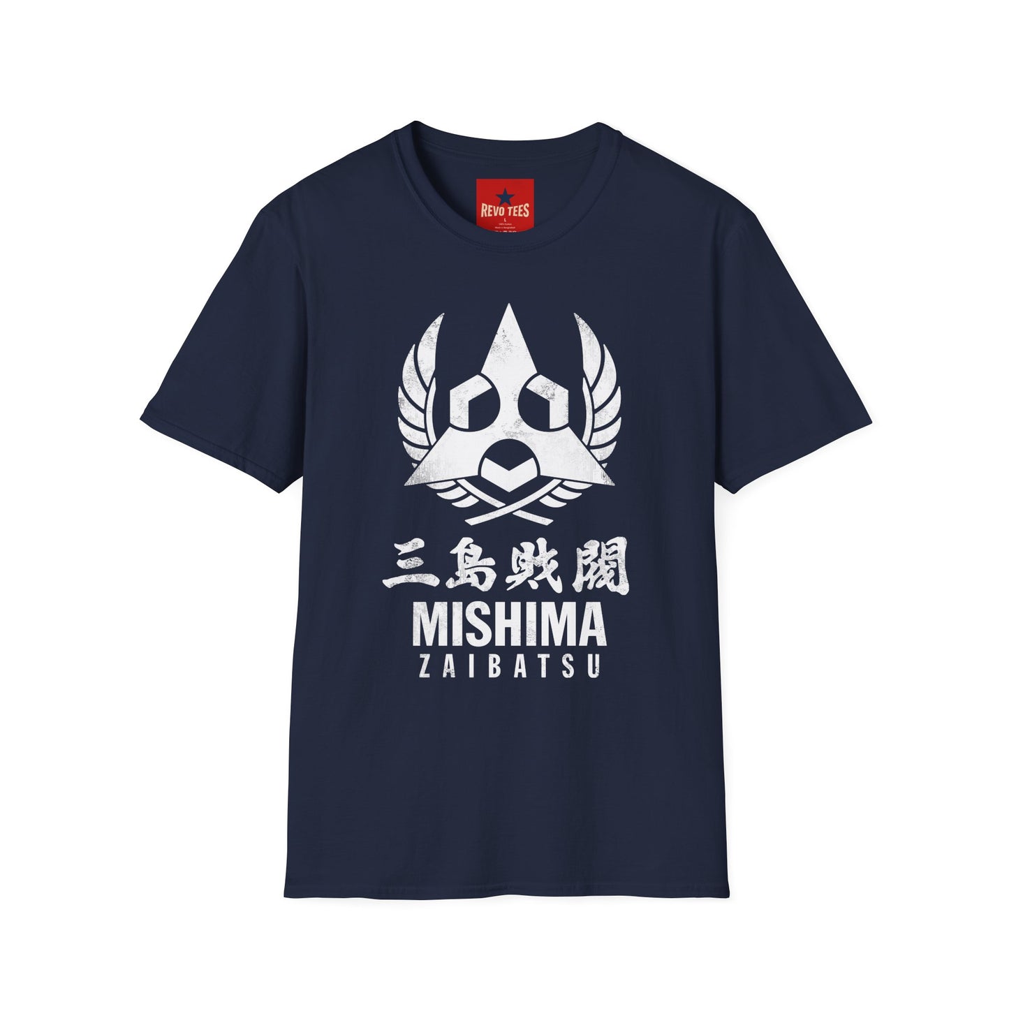Mishima Zaibatsu T-Shirt — Japanese Gaming Emblem Graphic Tee