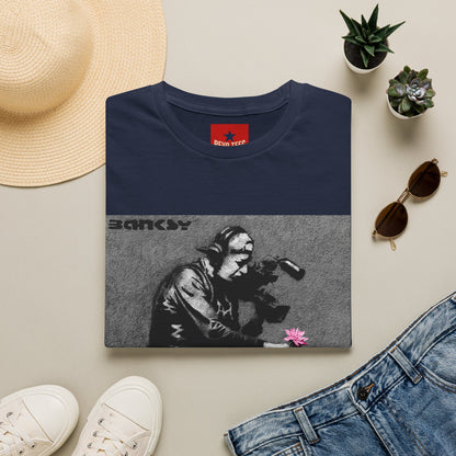 Banksy Flower Thrower T-Shirt — Urban Street Art Graphic Tee