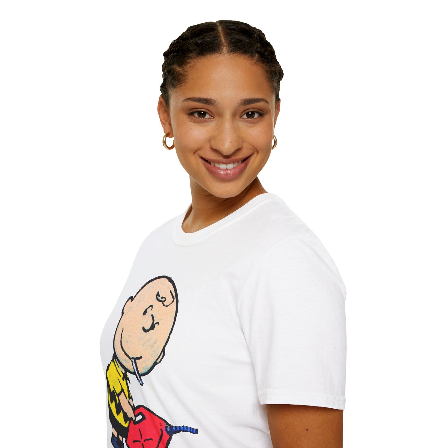 Banksy Novelty Cartoon Graphic T-Shirt — Naughty Charlie