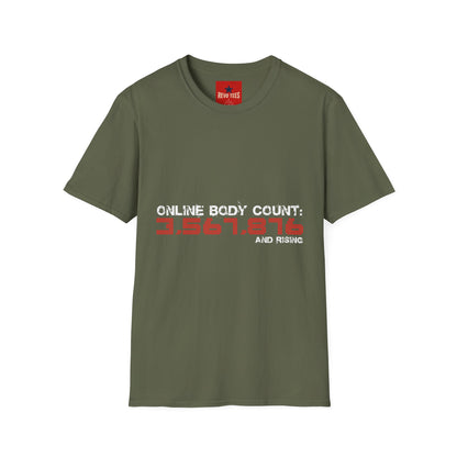 Online Body Count - Unisex Softstyle T-Shirt