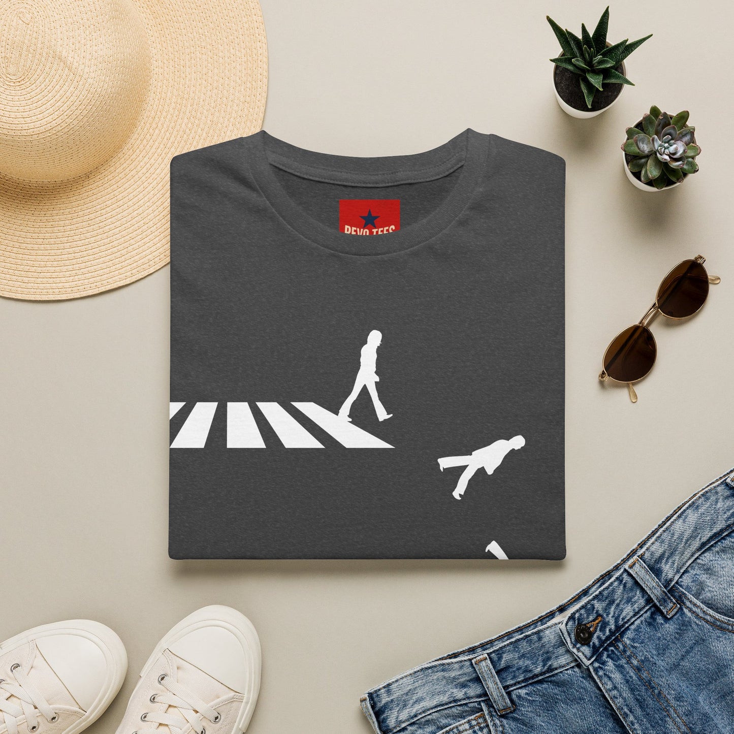 Beatles - Zebra Crossing Funny - Unisex Softstyle T-Shirt