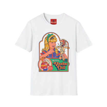 Voodoo Doll Retro Graphic T-Shirt — Vintage Doll Horror Tee
