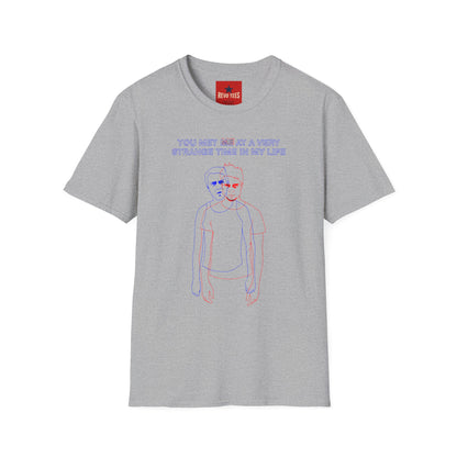 Vintage Doppelgänger Tee — "You Met Me at a Very Strange Time in My Life" Graphic T-Shirt