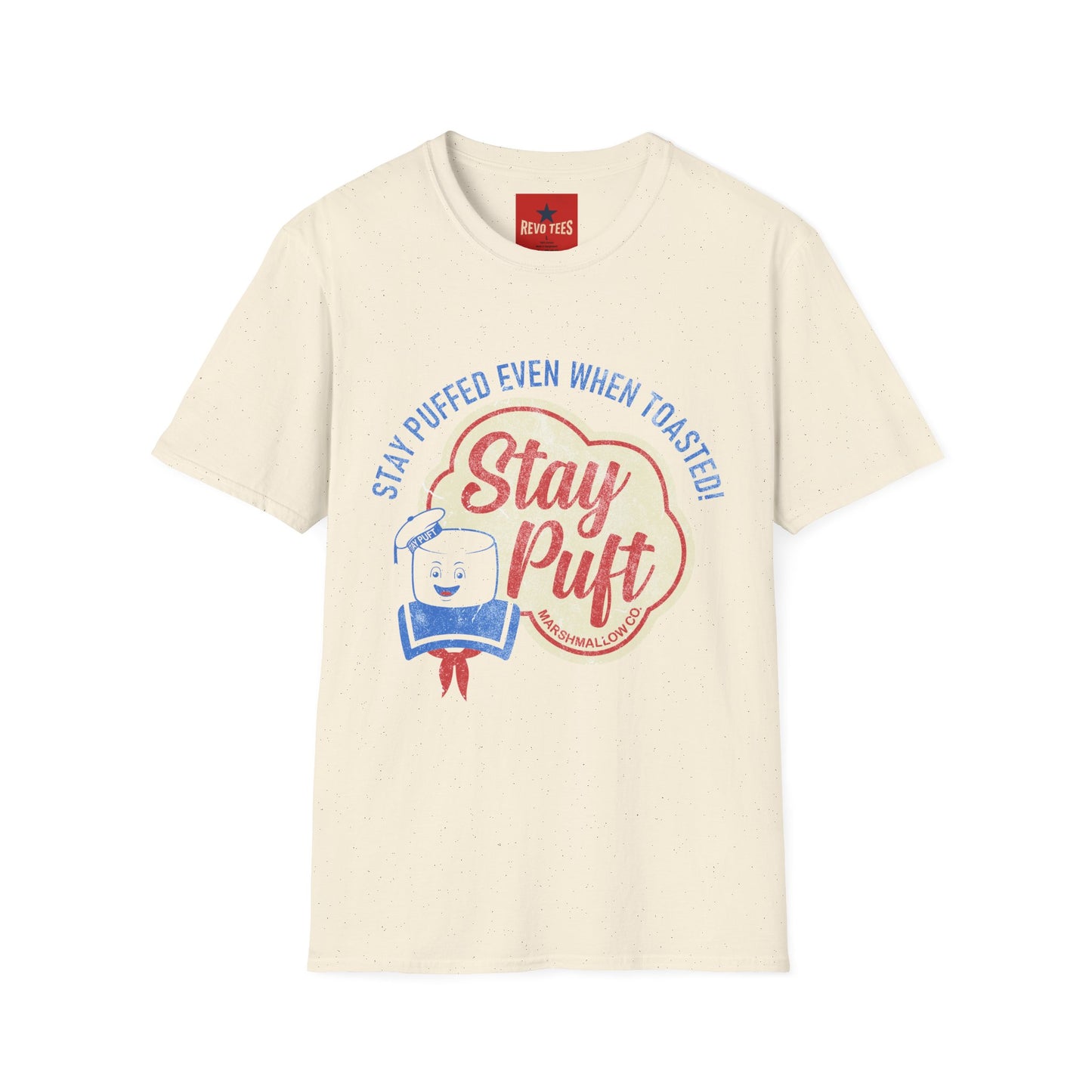 Stay Puft Retro Graphic T-Shirt — "Stay Puffed Even When Toasted"