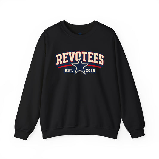 Revotees Varsity Crewneck Sweatshirt College Star Design Est. 2026 - alternate view 3