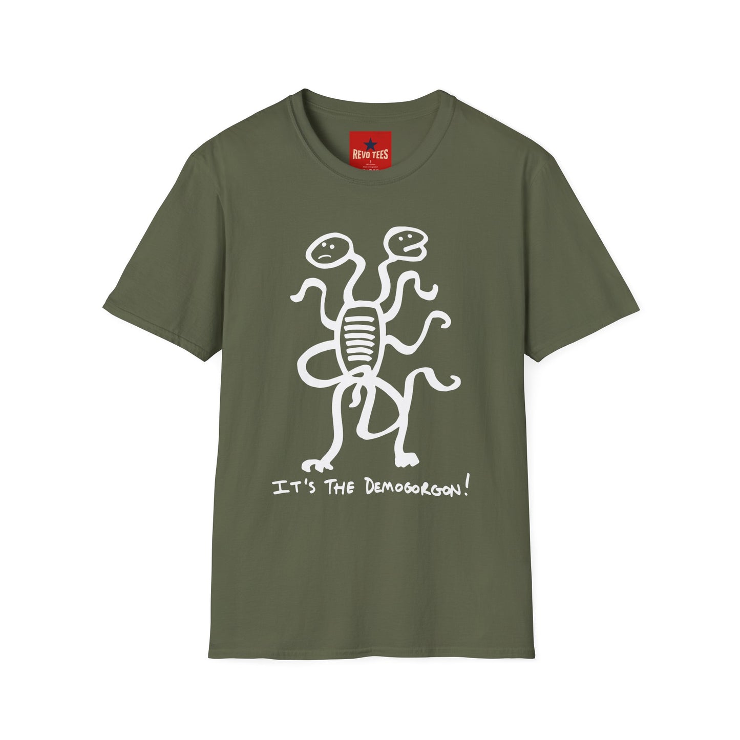 Hydra Doodle T-Shirt — "It's the Demogorgon" Graphic Tee