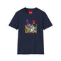 Retro Arcade Turtle Band T-Shirt — 'Rock On' Cartoon Gaming Tee