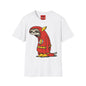 Funny Sloth Flash T-Shirt — Lazy Superhero Graphic Tee