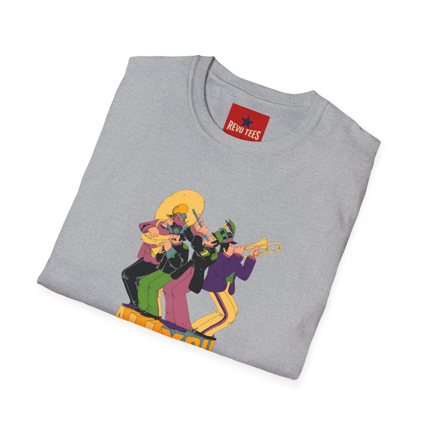 T-Shirt — Retro Jazz Band "All You Need Is Love" Graphic