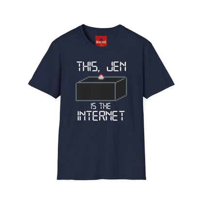 T‑Shirt — "This, Jen Is The Internet" Retro Pixel Tee
