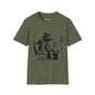 Revotees Music Cat Black Silhouette Singing Rat Graphic T-Shirt - alternate view 4