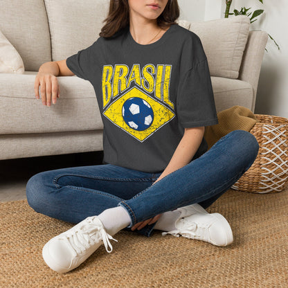 World Cup 2026 - Brasil Soccer T-Shirt — Vintage Brazil Football Tee