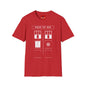 Police Box T‑Shirt — Retro Sci‑Fi TARDIS Door Graphic Tee
