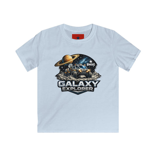 REVOTEES Galaxy Explorer Kids Tee — Space Rover Astronaut Graphic Shirt