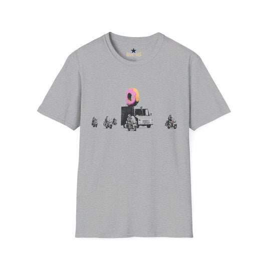 Revotees Banksy Retro Donut Food Truck T-Shirt