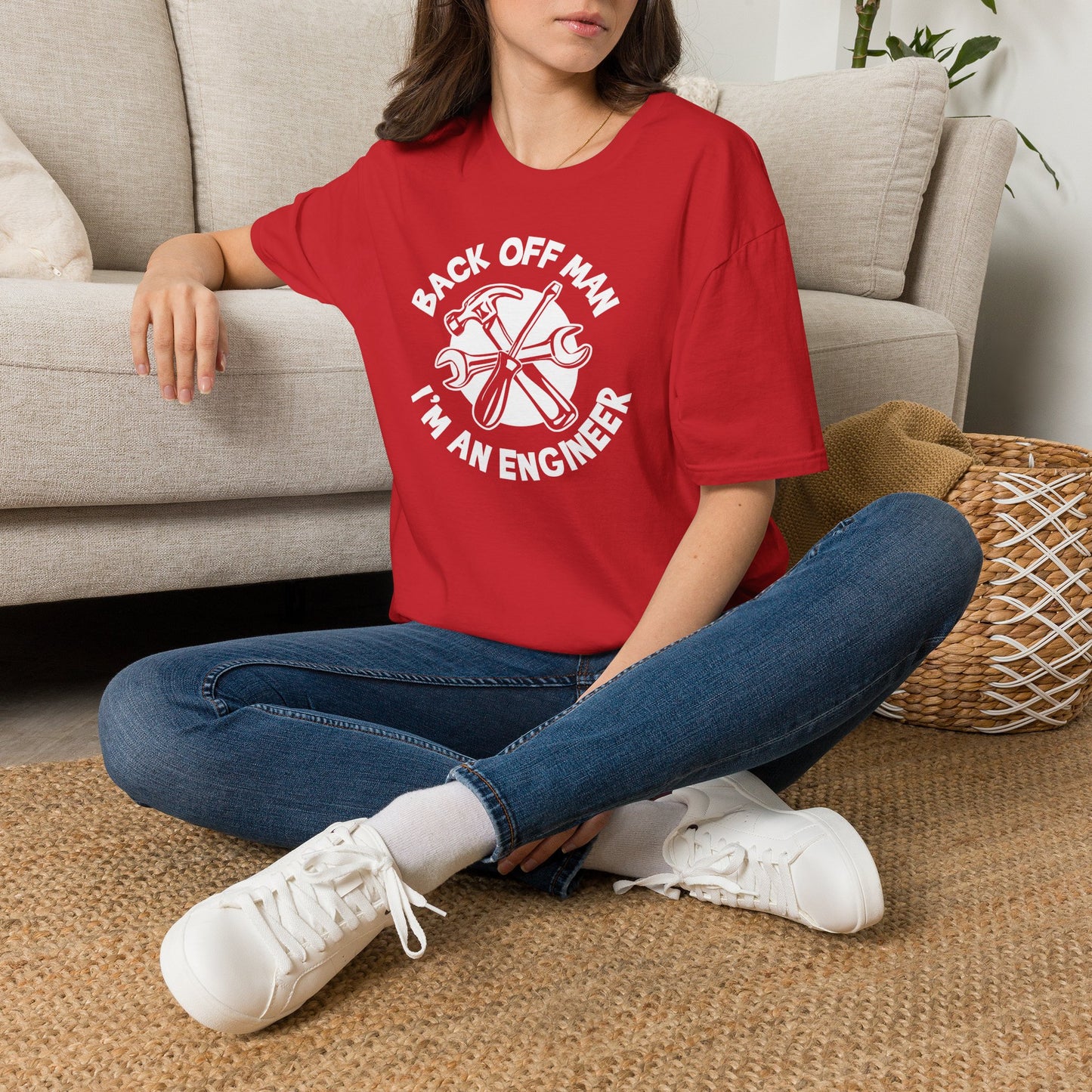 Engineer T-Shirt — "Back Off Man I'm An Engineer" Mechanical Tools Tee