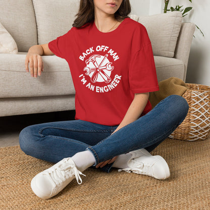 Engineer T-Shirt — "Back Off Man I'm An Engineer" Mechanical Tools Tee