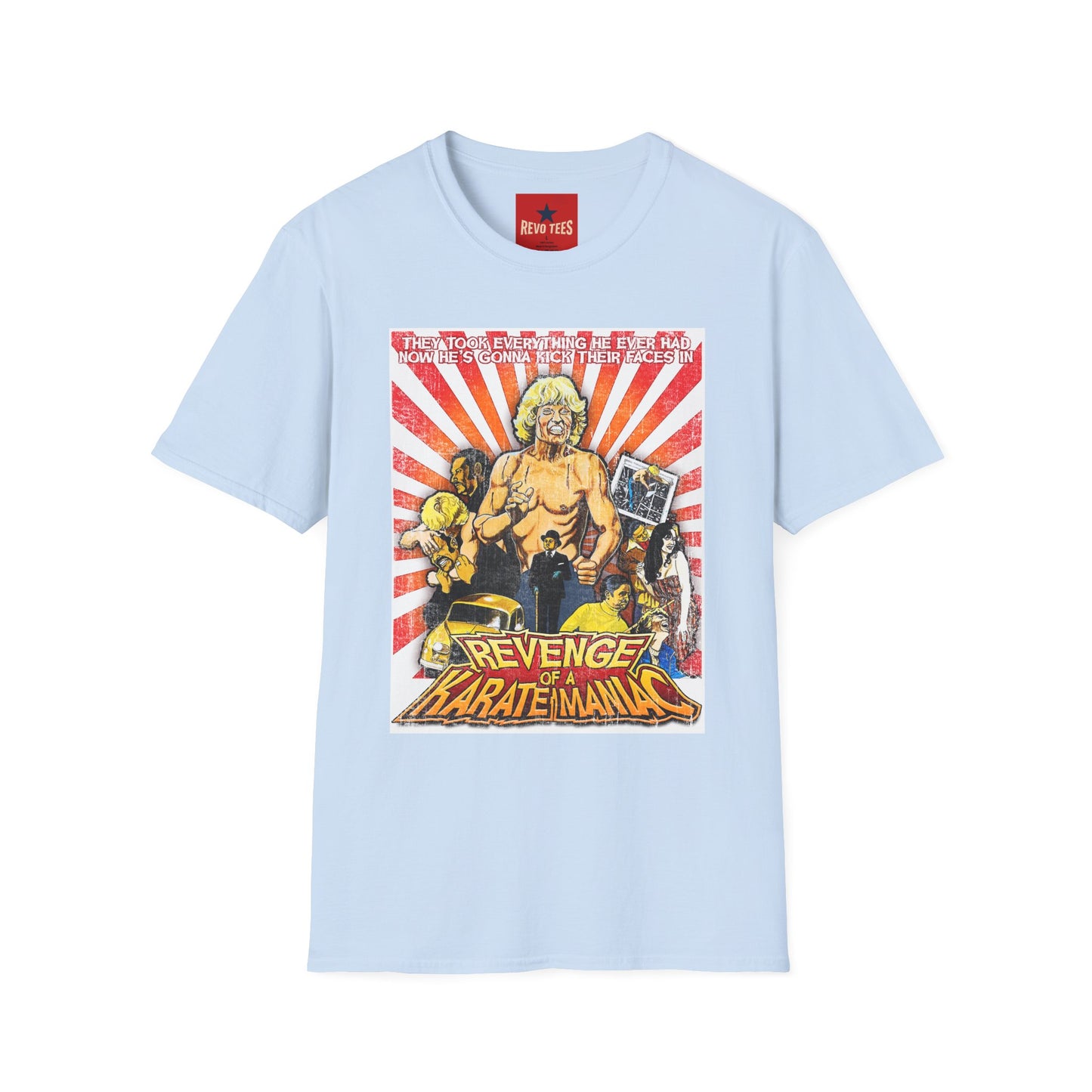 Revenge Karate Man T-Shirt — Retro Martial Arts Graphic Tee