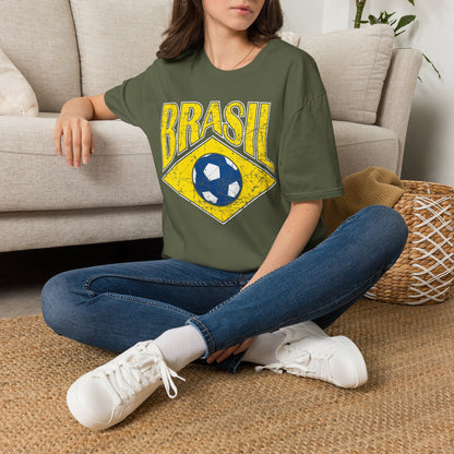 World Cup 2026 - Brasil Soccer T-Shirt — Vintage Brazil Football Tee