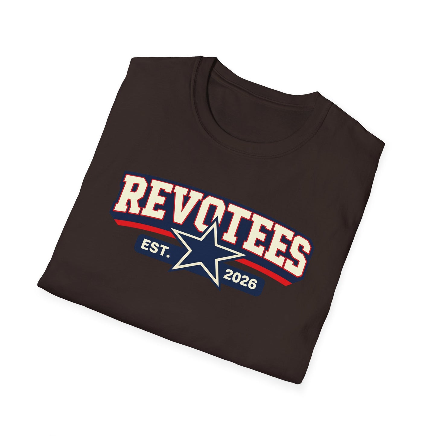 Revotees EST. 2026 Graphic T-Shirt — Retro Star Sports Logo