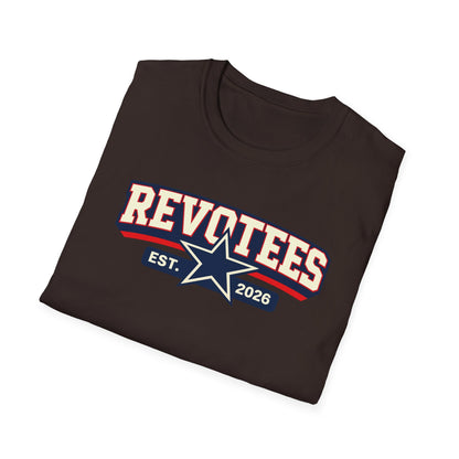 Revotees EST. 2026 Graphic T-Shirt — Retro Star Sports Logo