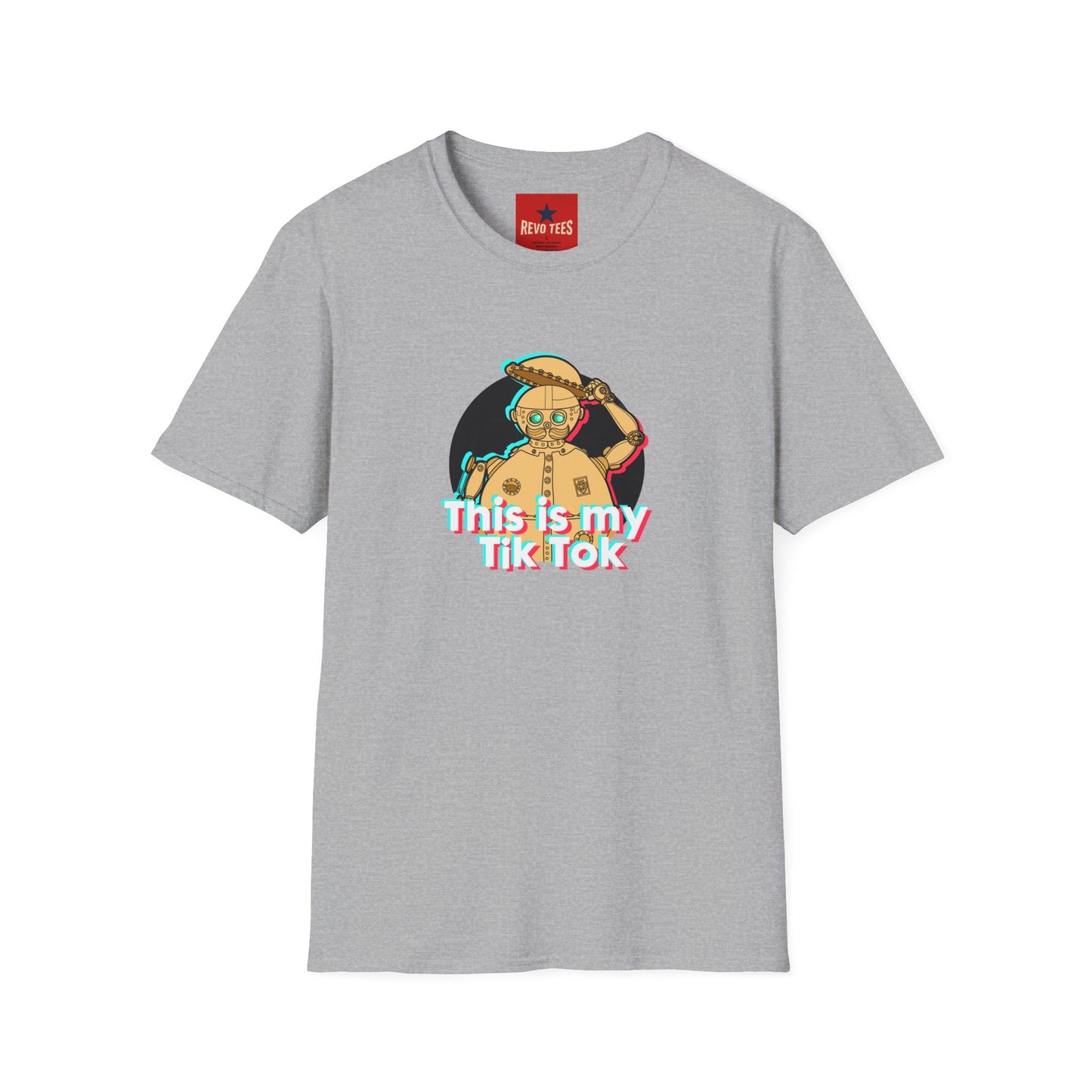 TikTok Robot Graphic T-Shirt — "This is my TikTok" Retro Gamer Tee
